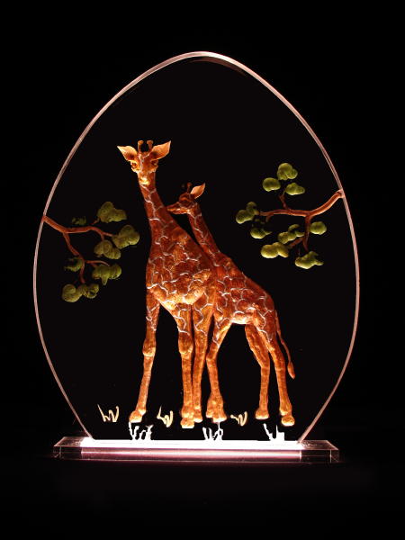 GLO Giraffes - $65