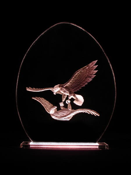 GLO Mating Eagles - $55