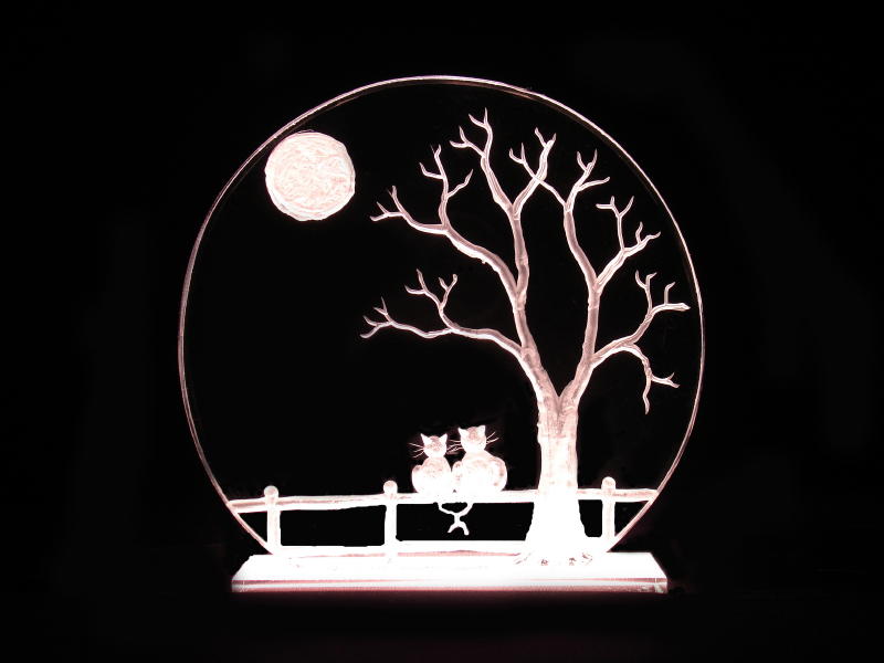 LC Cats on a Fence - $35