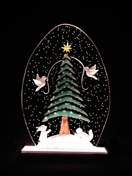 LO Christmas Tree & Animals - $40