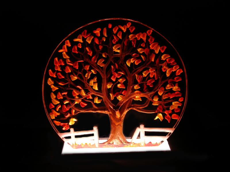 MC Fall Tree - $27- All Trees can come with a fence