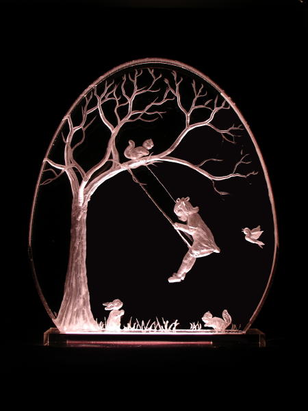 XGLO Girl Tree Swing - $65