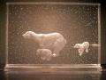 4x6 Polar Bear with Babyies - $45