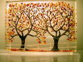 5x7 Fall Trees with Fence - $45